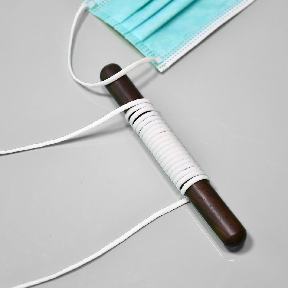 3.5mm flat hollow ear strap-white